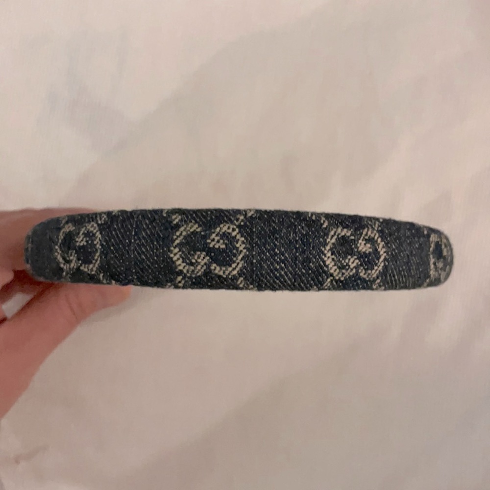 Gucci denim headband